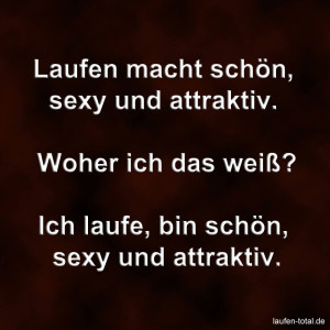 Laufen macht sexy