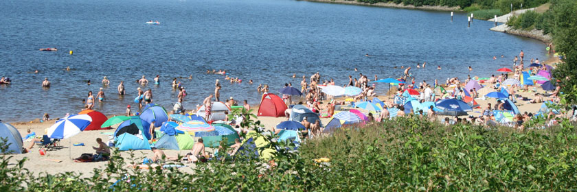 Hochsaison am Senftenberger See