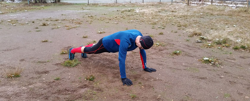 Beim Lauftraining Kräftigungen durchführen