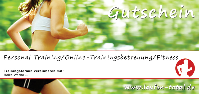 Lauftraining-Gutschein
